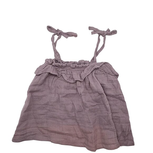 Angel Dear Girls Ruffled Lilac Top With Adjustable Straps Size 18-24M NWT - Picture 1 of 2